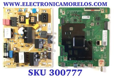 KIT DE TARJETAS PARA SMART TV SAMSUNG 4K / MAIN  BN94-16115W / BN41-02751B / BN9416115W / 16115W / BN94-17445E / FUENTE BN44-01053A / L43S6_TDY / BN4401053A / PANEL CY-BT043HGAR1V / MODELO UN43TU7000FXZA AG15